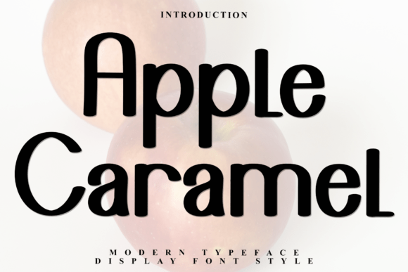 Apple Caramel Font for Soft Branding