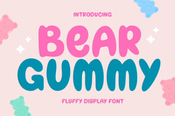 Bear Gummy Font for Makers and Crafters