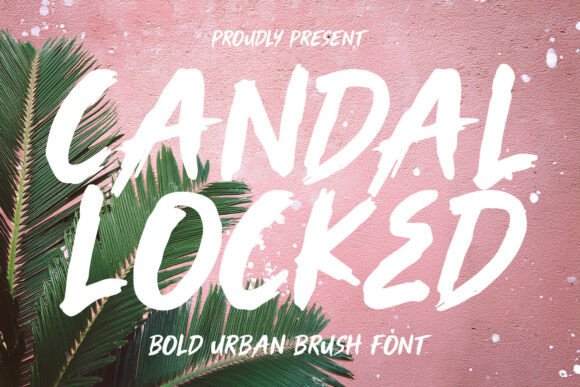 Candal Locked: A Bold Display Font for Editorial Impact