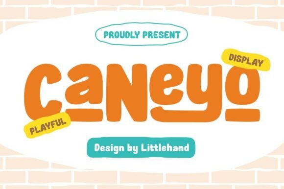Caneyo Typeface for Playful Brand Identity