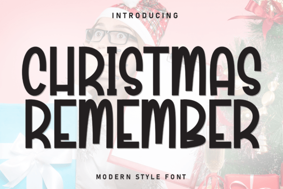 Christmas Remember Font for Festive Branding