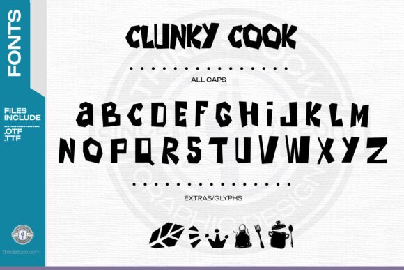 Clunky Cook Typeface for Bold Business Branding