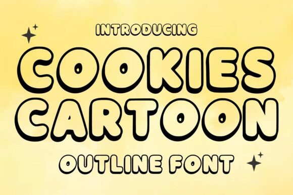 Cookies Cartoon: A Playful Display Font for Editors