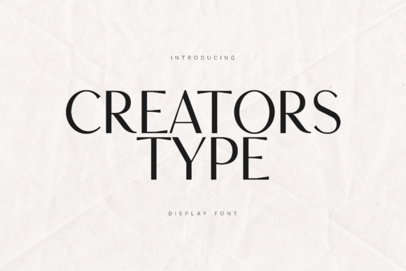 Creators Type: A Modern Serif Font for Web Design