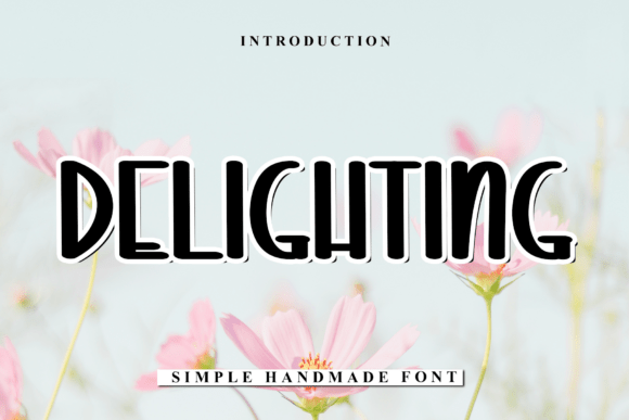 Delighting: A Fluid Script Font for Elegant Editorial Design