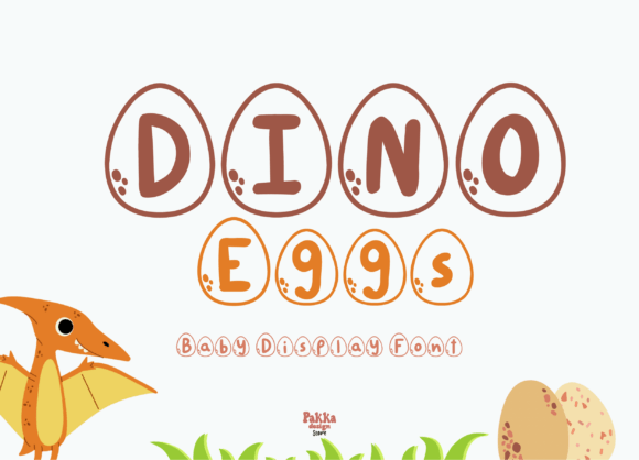 Dino Eggs Font for Playful Web Design