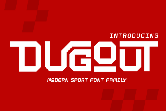 Dugout Typeface for Bold Campaign Design