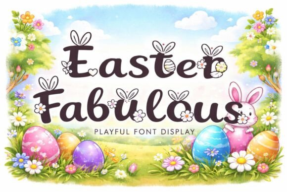 Easter Fabulous Font for Makers and Sellers