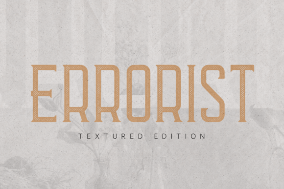 Errorist Typeface for Editorial Design