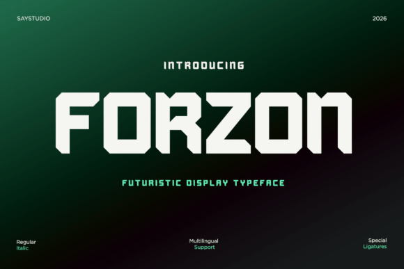 Forzon Typeface Review for Bold Campaigns