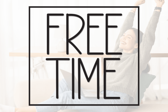 Free Time Font: A Whimsical Display Typeface Review