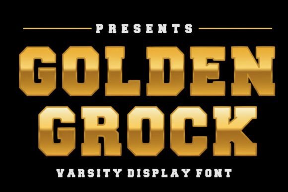 Golden Grock Typeface for Bold Branding