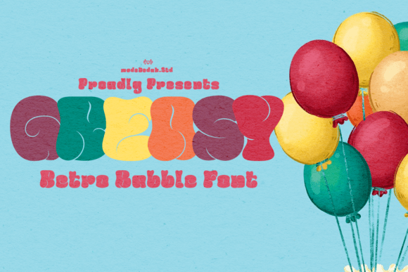 Greasy Bubble: A Retro Display Font for Editorial Design