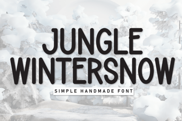 Jungle Wintersnow: A Playful Display Font for Modern Campaigns