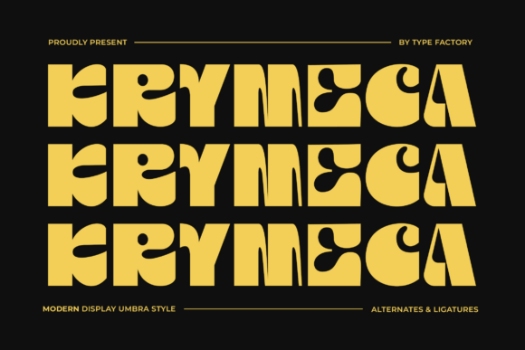 Krymeca: A Quirky Display Typeface for Bold Campaigns