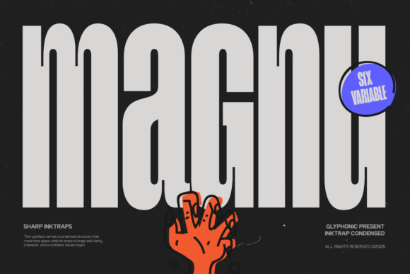 Magnu Typeface: Bold Display Fonts for Editorial Impact