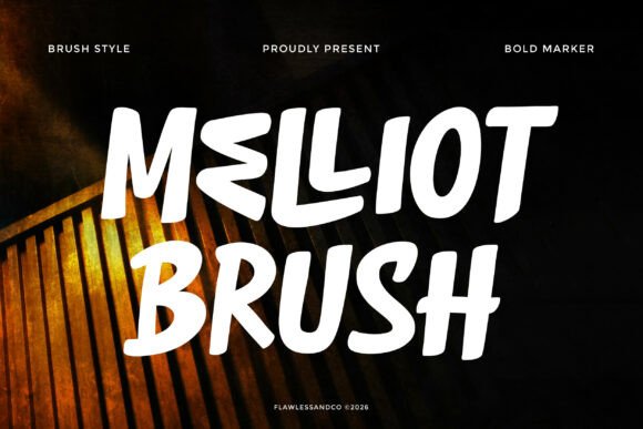 Melliot Brush Font for Small Business Branding