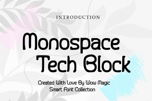 Monospace Tech Block: A Modern Typeface for Digital Editors