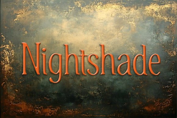 Nightshade: The Display Font for Bold Campaigns