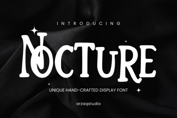Nocture Font: Whimsical Serif for Editorial Design