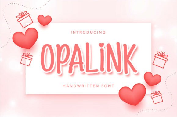 Opalink Font: Bold Brush Lettering for Modern Brands
