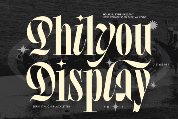Philyou Display Typeface for Editorial Design