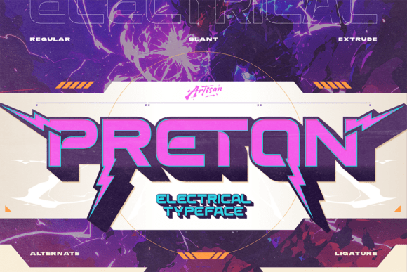 Preton: The Bold Display Font for High-Energy Designs