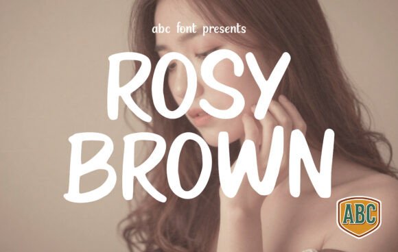 Rosy Brown Typeface for Polished Branding
