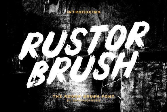 Rustor: The Bold Display Font for Raw Impact