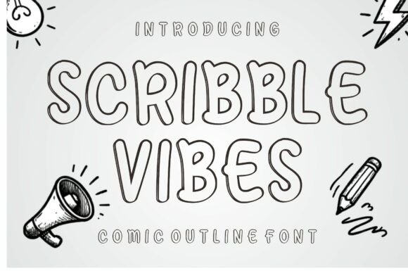 Scribble Vibes Handwritten Font for Crafters