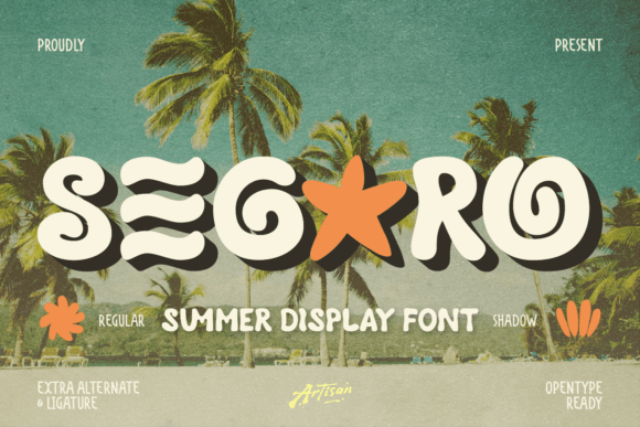 Segaro Font Review: A Playful Summer Typeface