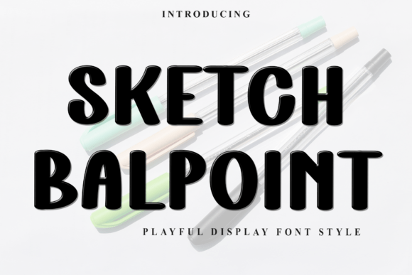 Sketch Ballpoint Typeface for Modern Web Design