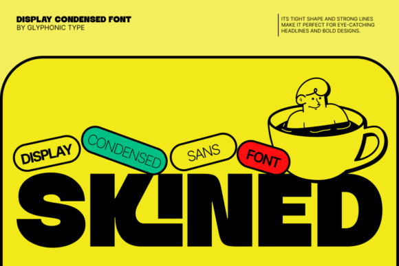 Skined Font Review: Bold Display Typography