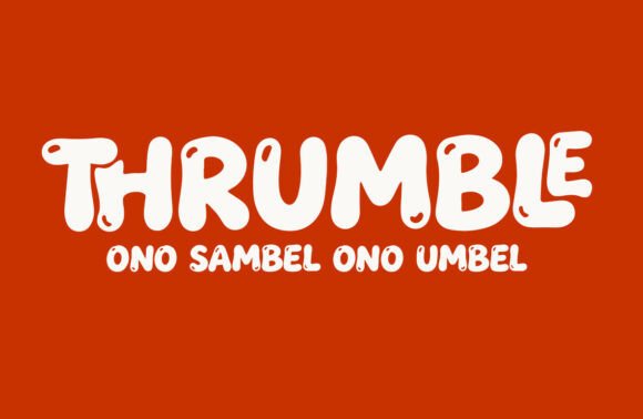 Thrumble: A Bold Typeface for Memorable Brands