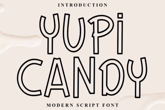 Yupi Candy: A Festive Display Typeface for Web Design