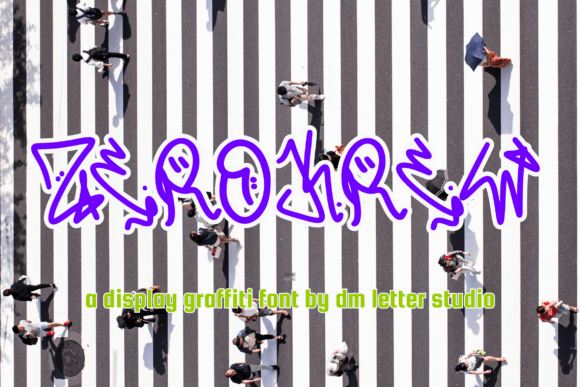 Zerokrew Font Review: Bold Graffiti Typography